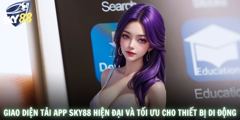 Giao diện tải app SKY88 hiện đại và tối ưu cho thiết bị di động