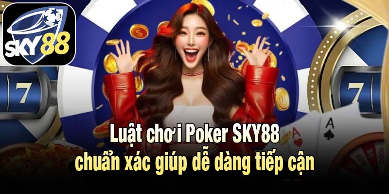 Luật chơi Poker SKY88 chuẩn xác giúp dễ dàng tiếp cận